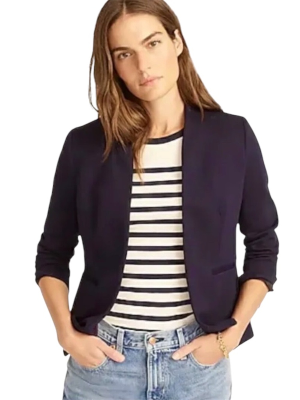 J Crew Going-out Blazer in Stretch Twill, Size 6